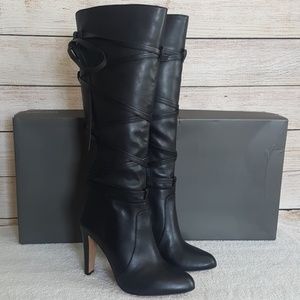 New Vince Camuto Millay Black Leather 